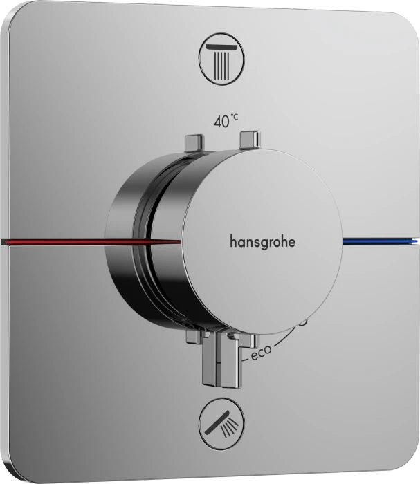 Hansgrohe ShowerSelect Comfort Q Thermostat Unterputz für 2 Verbraucher chrom