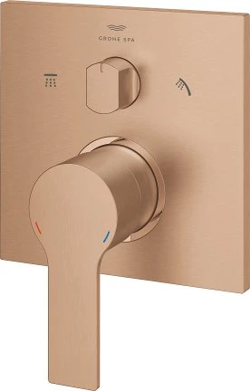 Grohe Allure Einhandbatterie mit 3-Wege Umstellung warm sunset gebürstet