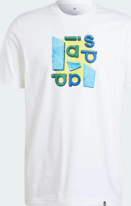 adidas Sportswear Photo Real Two-Tone T-Shirt kurzarm weiß (Herren)