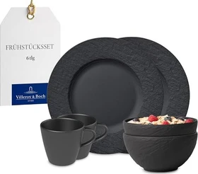 Villeroy & Boch Manufacture Rock Frühstücksservice, 6-tlg.