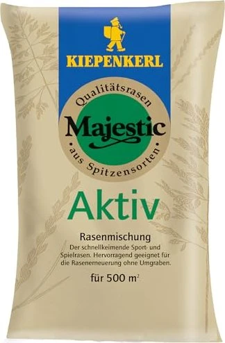 Kiepenkerl Majestic Aktiv Rasenmischung Saatgut, 10kg