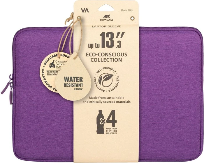 RivaCase 7703 ECO Laptop Sleeve 13.3-14" violett
