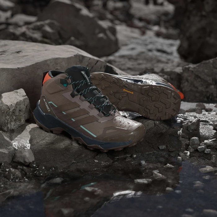 adidas Terrex Skychaser AX5 Mid GTX trace brown/earth strata/semi impact orange (Herren)