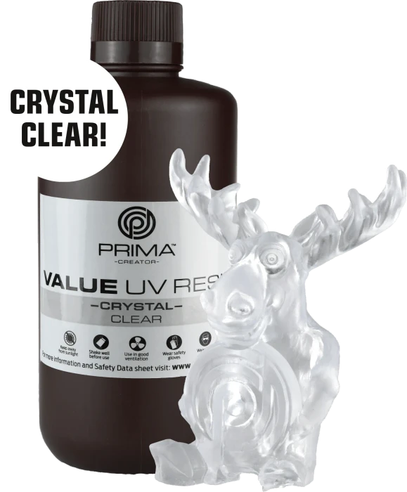 PrimaCreator Value Crystal UV Clear, 1.00kg