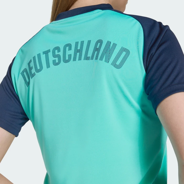 adidas FIFA WM 2026 Deutschland Auswärts Aufwärmtrikot kurzarm flash aqua (Damen)
