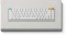 NuPhy Air75 V3 Mac/PC, Nova White, weiß/silber, hot-swap, Low-Profile Red nano, USB/Bluetooth, US Vorschaubild