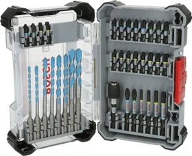 Bosch Professional HEX-9 MultiConstruction Bohrer-/Bits-Zubehörset inkl. Werkzeugbox,  35-tlg.