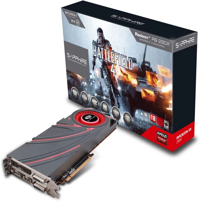Sapphire Radeon R9 290X Battlefield 4 Edition, 4GB GDDR5, 2x DVI, HDMI, DP, full retail