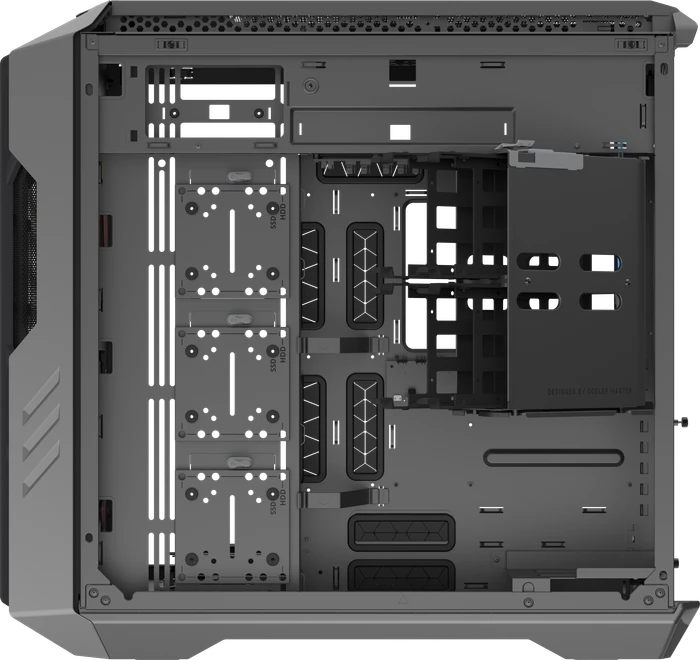 Cooler Master HAF 700, Titanium Grey, grau, Glasfenster
