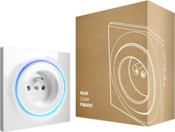 Fibaro Walli Outlet, weiß, Typ E, Smart-Steckdose