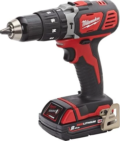 Milwaukee M18 BPD-202C Akku-Schlagbohrschrauber inkl. Koffer + 2 Akkus 2.0Ah