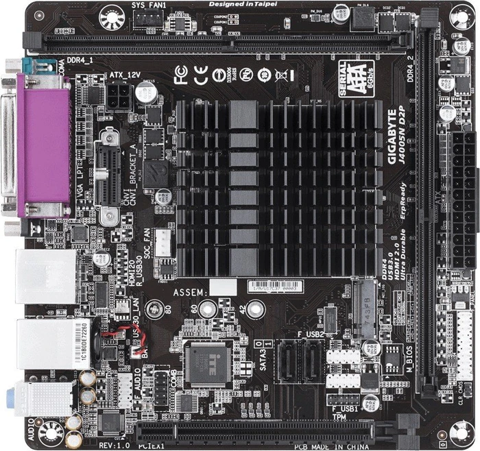 GIGABYTE J4005N D2P