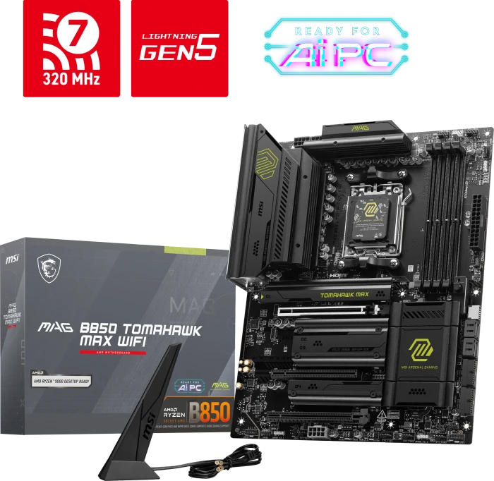 MSI MAG B850 Tomahawk MAX WIFI (AMD AM5)