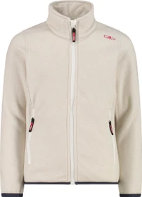 CMP Fleece Knit-Tech Meliert Jacke b.co gesso/vaniglia (Junior)