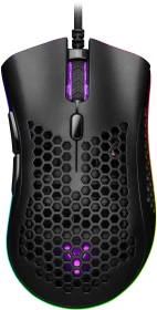 ISY IGM-4500-BK Ultralight RGB Gaming Maus schwarz, USB (503504)