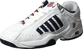 K-Swiss Defier RS white/dress blue/fiery red (Herren)