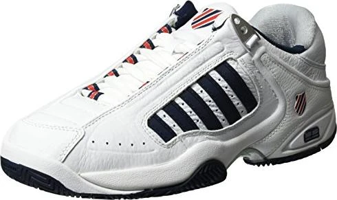 K-Swiss Defier RS white/dress blue/fiery red (Herren)