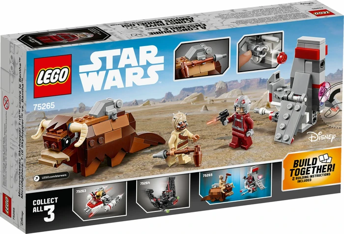 LEGO Star Wars Microfighters - T-16 Skyhopper vs Bantha
