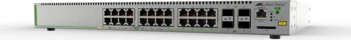 Allied Telesis CentreCOM GS970M Rackmount Gigabit Managed Switch, 24x RJ-45, 4x SFP, 370W PoE+