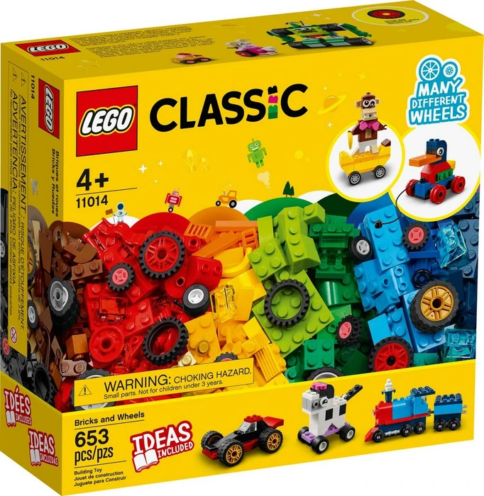 LEGO Classic - Steinebox mit Rädern