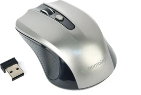 Gembird Wireless Optical Mouse 4B-04 grau/schwarz, USB