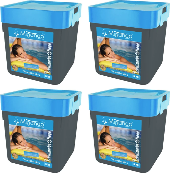 Miganeo Chlortabletten schnelllöslich 20kg (1000x 20g)