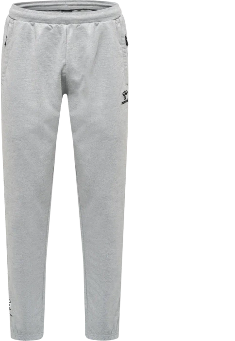 hummel Move Grid Cotton Trainingshose lang grey melange (Herren)