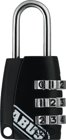 ABUS 155/20 schwarz, Zahlenschloss