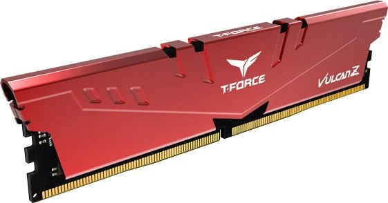 TeamGroup T-Force Vulcan Z rot UDIMM 8GB, DDR4-3200, CL16-20-20-40