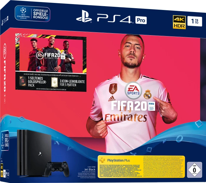 Sony PlayStation 4 Pro - 1TB FIFA 20 Bundle schwarz