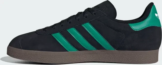 adidas Gazelle core black/court green/cloud white (Herren)