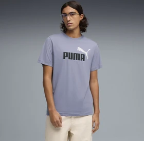 Puma Essentials 2 Colour No. 1 Logo T-Shirt kurzarm gray sky (Herren)