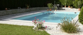 Steinbach Styropor Classic Stahlwandpool Set rechteckig 700x350x145cm adriablau