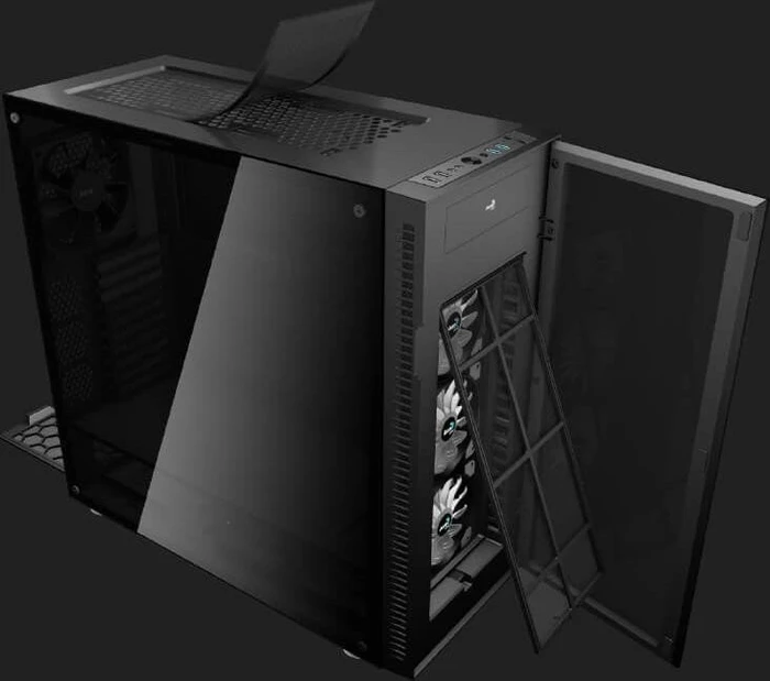 AeroCool Quartz Pro RGB, Glasfenster