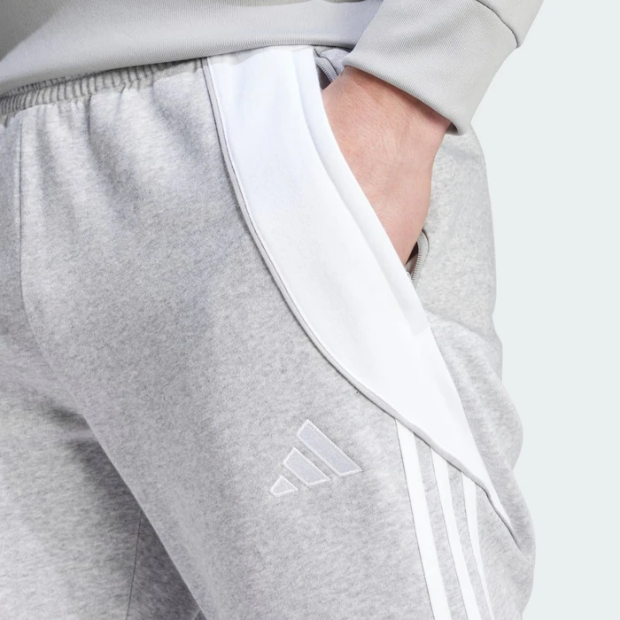 adidas Tiro 24 Trainingshose lang medium grey heather/white (Herren)