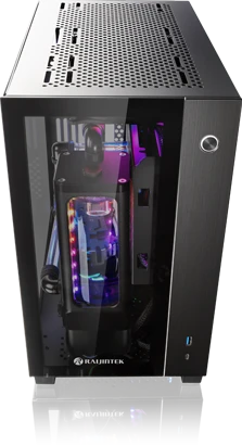 Raijintek Paean Mini, Glasfenster, Mini-ITX