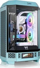 Thermaltake The Tower 300 Turquoise, türkis, Glasfenster