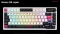 ASUS ROG Azoth X Wireless Gaming Keyboard, PBT, schwarz/weiß, hot-swap, ROG NX SNOW V2, USB/Bluetooth, DE Vorschaubild
