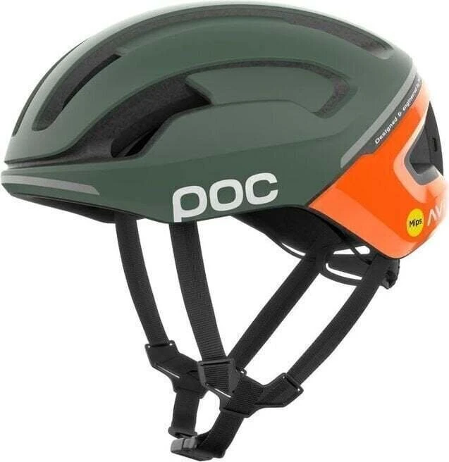 POC Omne Beacon MIPS Helm fluorescent orange avip/epidote green matt