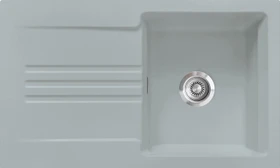 systemceram Kara 85 F Einbau Becken reversibel titan