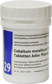 Adler Schüßler Salz Nr. 29 Cobaltum metallicum D12 Tabletten, 100g