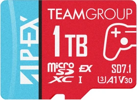 TeamGroup APEX SD7.1 R800/W700 1TB, UHS-I U3, A1, Class 10, SD Express EX I
