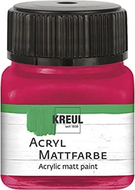Kreul Acryl Mattfarbe, karmin, 20ml