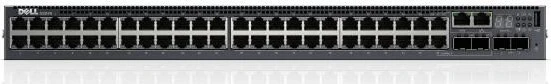 Dell EMC Networking N Series PowerSwitch N3000E Rackmount Gigabit Managed Stacking Switch, 46x RJ-45, 2x SFP+, 2x RJ-45/SFP
