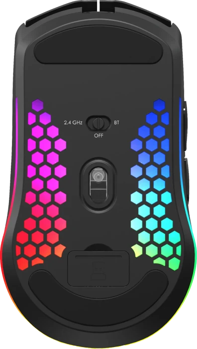 White Shark Cador Wireless Gaming Mouse, schwarz, USB/Bluetooth