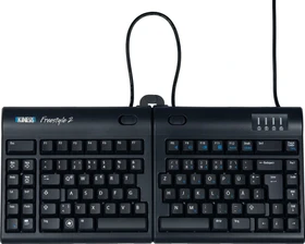 Kinesis Freestyle 2 Keyboard, PC, USB, DE (KB800PB-de)
