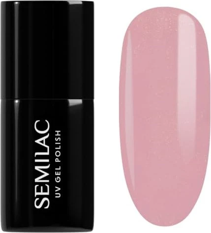 Semilac Hybrid UV Nagellack 376 shimmer stone pink diamond, 7ml