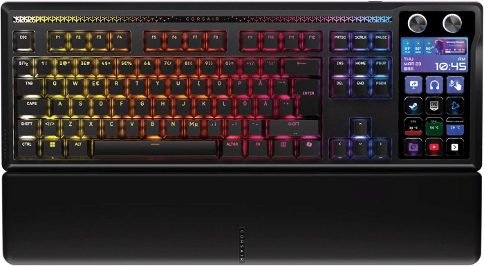 Corsair Galleon 100 SD mit integriertem Stream Deck, schwarz, LEDs RGB, MLX Pulse, USB, DE