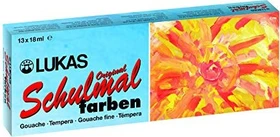 Nerchau Lukas Schulmalfarben, 13 Farben, 18ml