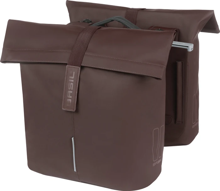Basil City Doppeltasche MIK Gepäcktasche roasted brown